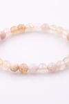 Flower Agate Doğal Taş Bileklik 6 mm Küre Kesim