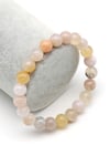Flower Agate Doğal Taş Bileklik 8 mm Küre Kesim - BLK-2162