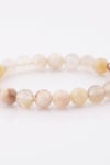 Flower Agate Doğal Taş Bileklik 8 mm Küre Kesim