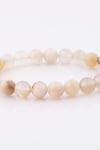 Flower Agate Doğal Taş Bileklik 8 mm Küre Kesim
