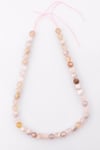 Flower Agate Doğal Taş Dizi 8 mm Küre Kesim