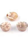 Flower Agate Doğal Taş İçi Oyuk Parça 