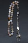Flower Agate Doğal Taş Tesbih 8 mm Küre Kesim