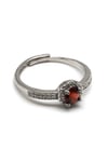 Garnet Doğal Taş Ayarlanabilir Yüzük - YZK-0126