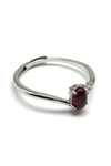 Garnet Doğal Taş Ayarlanabilir Yüzük - YZK-0138