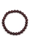 Garnet Doğal Taş Bileklik 6 mm Küre Kesim