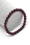 Garnet Doğal Taş Bileklik 6 mm Küre Kesim