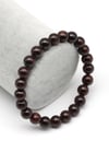 Garnet Doğal Taş Bileklik 8 mm Küre Kesim