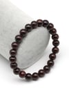 Garnet Doğal Taş Bileklik 8 mm Küre Kesim