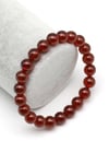Garnet Doğal Taş Bileklik 8 mm Küre Kesim