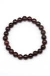 Garnet Doğal Taş Bileklik 8 mm Küre Kesim