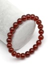 Garnet Doğal Taş Bileklik 8 mm Küre Kesim