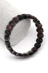Garnet Doğal Taş Bileklik 9 x 13 mm Özel Kesim