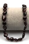 Garnet Doğal Taş Dizi 10 x 13 mm Mercimek Kesim - DZ-1251