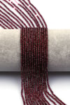 Garnet Doğal Taş Dizi 2 mm Fasetli Küre Kesim - DZ-1587