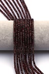 Garnet Doğal Taş Dizi 2 x 4 mm Rondel Kesim - DZ-1507
