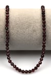Garnet Doğal Taş Dizi 4 mm Fasetli Küre Kesim - DZ-1287