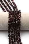 Garnet Doğal Taş Dizi 6 x 8 mm Mercimek Kesim