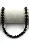 Gold Obsidyen Doğal Taş Dizi 10 mm Fasetli Küre Kesim