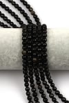 Gold Obsidyen Doğal Taş Dizi 6 mm Fasetli Küre Kesim