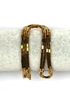 Gold Renk Hematit Dizi 2 x 4 mm Boru Kesim