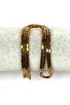 Gold Renk Hematit Dizi 2 x 4 mm Boru Kesim