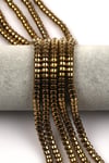 Gold Renkli Hematit Dizi 4 x 6 mm Rondel Kesim