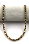 Gold Renkli Hematit Dizi 5 x 6 mm Fasetli Huni Kesim