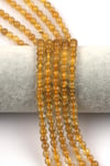 Gold Rutil Kuvars Doğal Taş Dizi 6 mm Küre Kesim