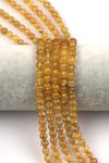 Gold Rutil Kuvars Doğal Taş Dizi 6 mm Küre Kesim