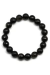 Golden Obsidyen Doğal Taş Bileklik 10 mm Fasetli Küre Kesim - BLK-2242