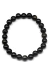 Golden Obsidyen Doğal Taş Bileklik 8 mm Küre Kesim