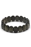 Golden Obsidyen Doğal Taş Bileklik 9 x 13 mm Özel Kesim