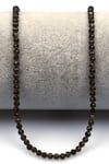 Golden Obsidyen Doğal Taş Dizi 3 mm Fasetli Küre Kesim - DZ-1596