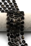 Golden Obsidyen Doğal Taş Dizi 5 x 10 mm Yassı Kesim