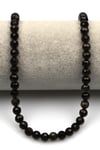 Golden Obsidyen Doğal Taş Dizi 6 mm Fasetli Küre Kesim - DZ-1005