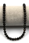 Golden Obsidyen Doğal Taş Dizi 6 mm Fasetli Küre Kesim - DZ-1005