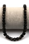 Golden Obsidyen Doğal Taş Dizi 6 mm Küp Kesim - DZ-1170