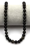 Golden Obsidyen Doğal Taş Dizi 8 mm Fasetli Küre Kesim - DZ-0848