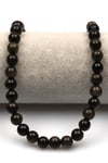 Golden Obsidyen Doğal Taş Dizi 8 mm Küre Kesim - DZ-1089