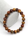 Golden Pietersite Doğal Taş Bileklik 10 mm Küre Kesim