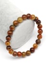 Golden Pietersite Doğal Taş Bileklik 8 mm Küre Kesim