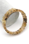 Golden Rutil Kuvars Doğal Taş Bileklik 8 x 13 mm Özel Kesim