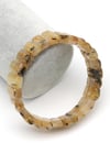 Golden Rutil Kuvars Doğal Taş Bileklik 8 x 13 mm Özel Kesim
