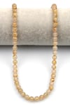 Golden Rutil Kuvars Doğal Taş Dizi 6 mm Küre Kesim