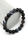 Göz Akik Doğal Taş Bileklik 10 mm Küre Kesim - BLK-2525