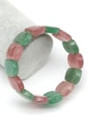 Green Kuvars-Çilek Kuvars Doğal Taş Bileklik 16 x 24 mm Özel Kesim