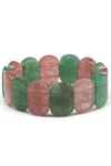 Green Kuvars-Çilek Kuvars Doğal Taş Bileklik 16 x 24 mm Özel Kesim