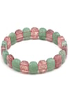 Green Kuvars - Çilek Kuvars Doğal Taş Bileklik 9 x 13 mm Özel Kesim