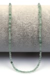 Green Kuvars Doğal Taş Dizi 2 mm Fasetli Küre Kesim - DZ-1572